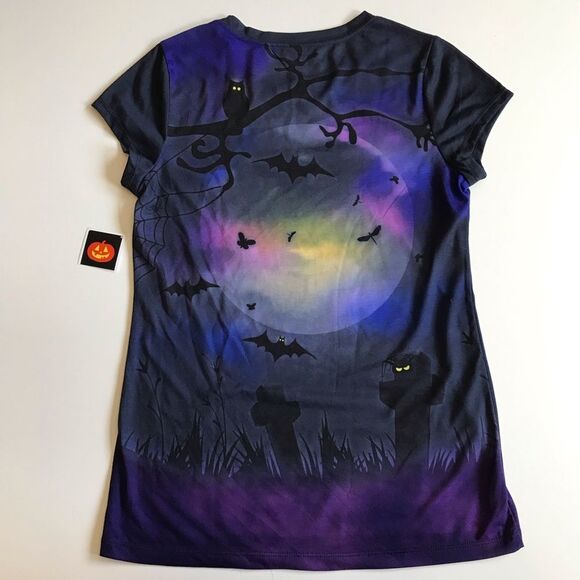 Skeleton Bride & Groom Gothic Halloween Dia de los Muertos Tee Sz L NWT - Picture 5 of 13